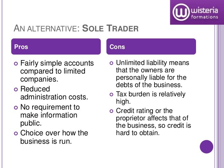 transfer stock from sole trader to limited company